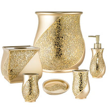 Load image into Gallery viewer, Champagne Bathroom 6 Piece Accessory Collection - EK CHIC HOME