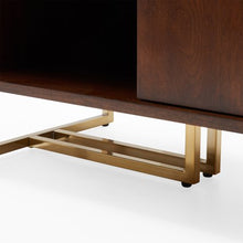 Load image into Gallery viewer, Glam Marion Sleigh Base TV Stand for TVs Up to 70&quot; - EK CHIC HOME