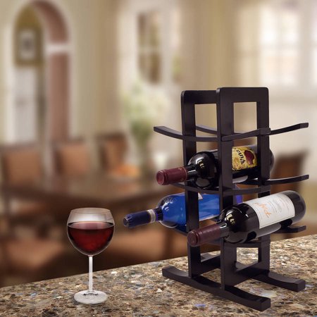 12 Bottles Sleek and Chic Looking Wine Rack - EK CHIC HOME
