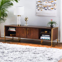 Load image into Gallery viewer, Glam Marion Sleigh Base TV Stand for TVs Up to 70&quot; - EK CHIC HOME