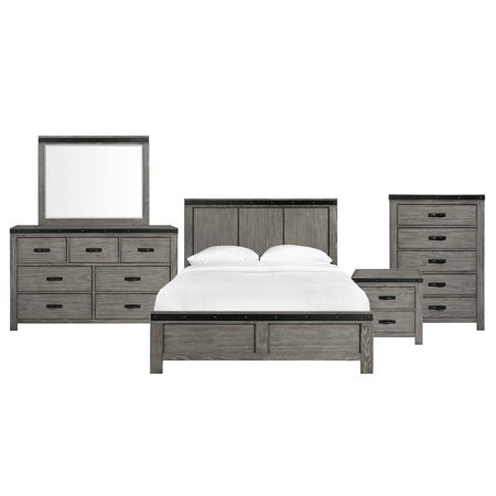 Montauk Full Panel 5PC Bedroom Set - EK CHIC HOME