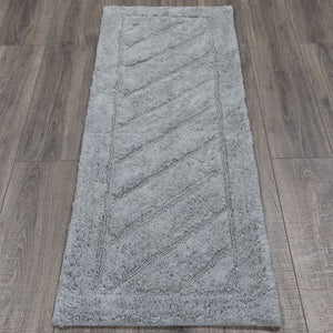 Ottomans Solid Cotton Bath Rugs and Mats - EK CHIC HOME