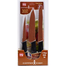 Load image into Gallery viewer, Copper Chef 3pc Cutlery Set - EK CHIC HOME