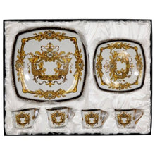 Load image into Gallery viewer, Royalty Porcelain 16-pc Luxury Dinner Set, 24K Gold - EK CHIC HOME