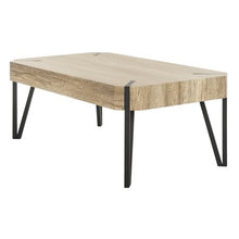 Load image into Gallery viewer, Liann Rustic Mid-Century Wood Top Coffee Table, Brown - EK CHIC HOME