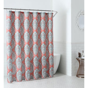 Peach & Oak Shower Curtain - 72x72 - EK CHIC HOME
