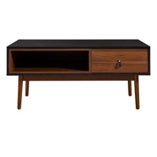 Load image into Gallery viewer, Reno Coffee Table - Black/Walnut - EK CHIC HOME