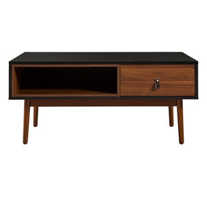 Reno Coffee Table - Black/Walnut - EK CHIC HOME