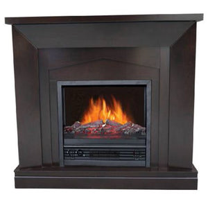 47 inch Electric Fireplace Heater in Dark Chocolate - EK CHIC HOME