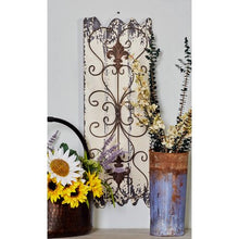 Load image into Gallery viewer, Rustic 32 Inch Wood and Metal  Wall Decor - Set of 2 - EK CHIC HOME