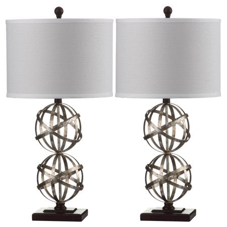 Double Sphere Table Lamp Set of 2 - EK CHIC HOME
