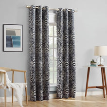 Load image into Gallery viewer, 2-pack Cora Medallion Jacquard Blackout  Curtain Panel Pair - EK CHIC HOME