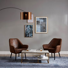 Load image into Gallery viewer, Curvella Arched Floor Lamps - Gold/Black - EK CHIC HOME