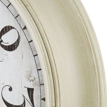 Load image into Gallery viewer, Oversized Wall Clock, 28 Inch Whitewashed Modern - EK CHIC HOME