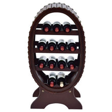 Load image into Gallery viewer, 13 Bottles 4 Tier Vintage Wine Rack Wood Storage - EK CHIC HOME