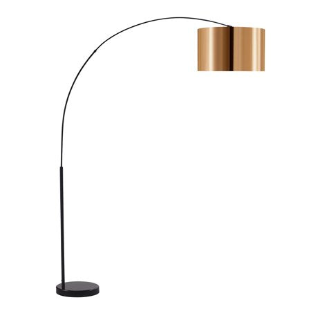 Curvella Arched Floor Lamps - Gold/Black - EK CHIC HOME