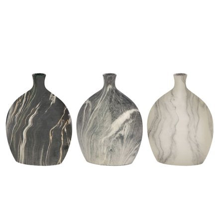 Classy Ceramic Vase Assorted Set of 3 - EK CHIC HOME