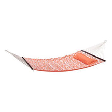 Load image into Gallery viewer, Chic Hills Quilted Outdoor Double Hammock in Coral - EK CHIC HOME