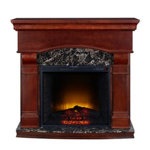 Load image into Gallery viewer, Bold Flame 47 inch Electric Fireplace Heater in Walnut - EK CHIC HOME