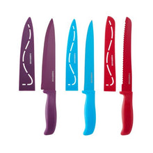 Load image into Gallery viewer, 12 Piece Resin Stick Resistant Knife Set - EK CHIC HOME