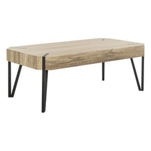 Load image into Gallery viewer, Liann Rustic Mid-Century Wood Top Coffee Table, Brown - EK CHIC HOME