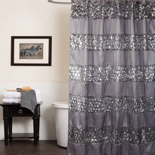 Load image into Gallery viewer, Silver Collection - 70&quot; x 72&quot; Bathroom Shower Curtain - EK CHIC HOME