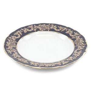 Royalty Porcelain 49-pc Banquet Dinnerware Set for 8, 24K Gold - EK CHIC HOME