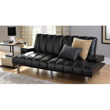 Load image into Gallery viewer, Chic Black Theater Futon - EK CHIC HOME
