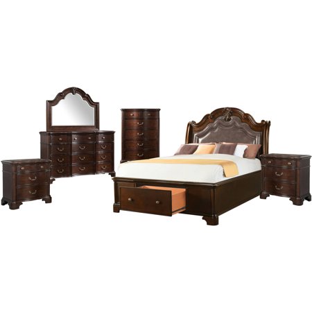 Tomlyn Queen Storage 6PC Bedroom Set - EK CHIC HOME