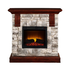 Load image into Gallery viewer, 40 inch Stone Electric Fireplace Heater - EK CHIC HOME