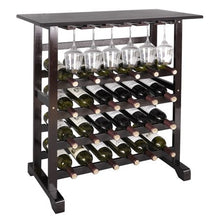 Load image into Gallery viewer, 24 Bottle Wood Wine Rack - EK CHIC HOME