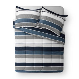 Stripe Bed in a Bag Bedding Set - EK CHIC HOME