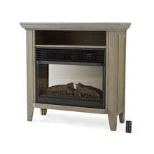 Load image into Gallery viewer, Infrared Quartz Fireplace Heater with Storage Shelf - EK CHIC HOME