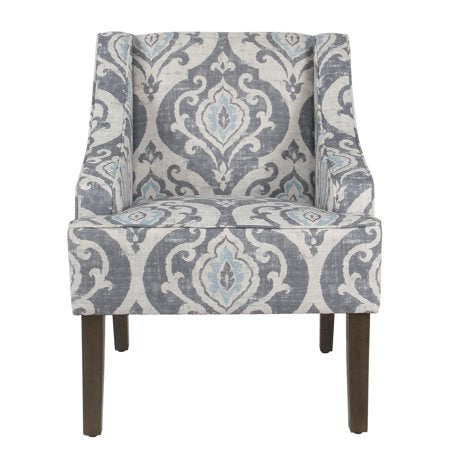 Classic Swoop Accent Chair, Multiple Colors - EK CHIC HOME