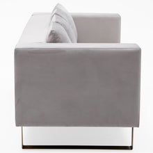 Load image into Gallery viewer, Glam Marni Metal Base 87&quot; Sofa, Multiple Colors - EK CHIC HOME