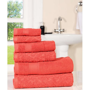Cotton 6 Pc towel Set - EK CHIC HOME