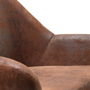 Divano Armchair- Aged Fabric - EK CHIC HOME