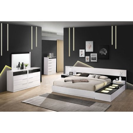 Bahamas 6 Pcs King Bedroom Set - EK CHIC HOME