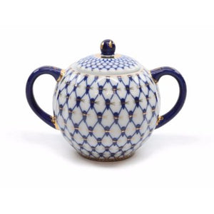 Royalty Porcelain  Sugar-pot, Old-Fashioned Russian Ornament - EK CHIC HOME