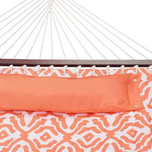 Load image into Gallery viewer, Chic Hills Quilted Outdoor Double Hammock in Coral - EK CHIC HOME