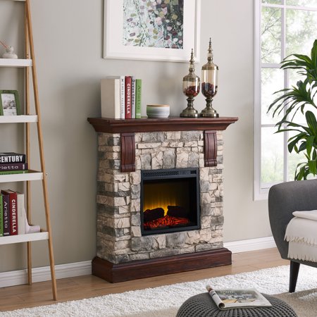 40 inch Stone Electric Fireplace Heater - EK CHIC HOME