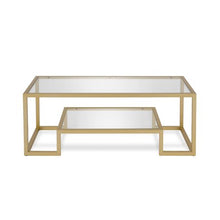 Load image into Gallery viewer, Athena Geometric Glam Coffee Table in Gold - EK CHIC HOME