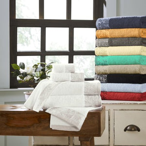 Superior 100-percent Cotton Wisteria 6-Piece Towel Set - EK CHIC HOME