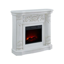 Load image into Gallery viewer, 40 inch Electric Fireplace Heater in White - EK CHIC HOME