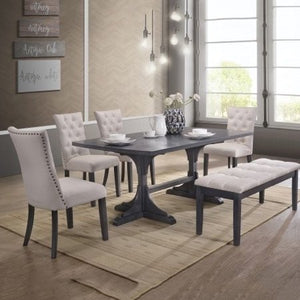 Best Quality Furniture Modern Design 6pc Dining Set - EK CHIC HOME