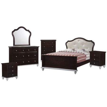 Alli 6 Piece Full Platform Bedroom Set - EK CHIC HOME