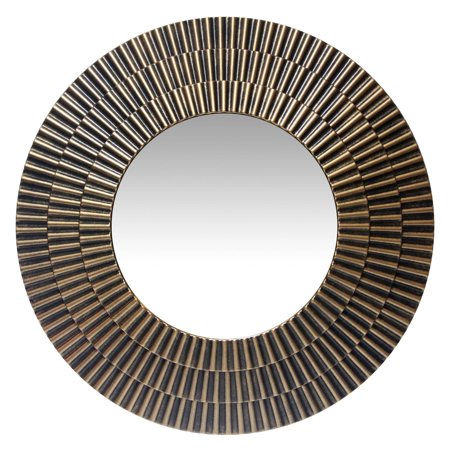 Moreno Round Wall Mirror - 22W x 22H in. - EK CHIC HOME