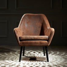 Load image into Gallery viewer, Divano Armchair- Aged Fabric - EK CHIC HOME