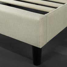 Load image into Gallery viewer, Upholstered Horizontal Detailed Platform Bed - EK CHIC HOME