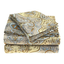 Load image into Gallery viewer, Superior Light Weight Microfiber, Wrinkle Resistant Paisley Sheet Set - EK CHIC HOME